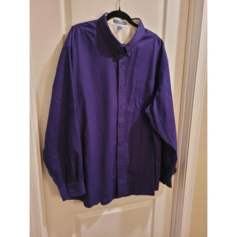 Port Authority Long Sleeve Button Down collar Easy Care Shirt S608